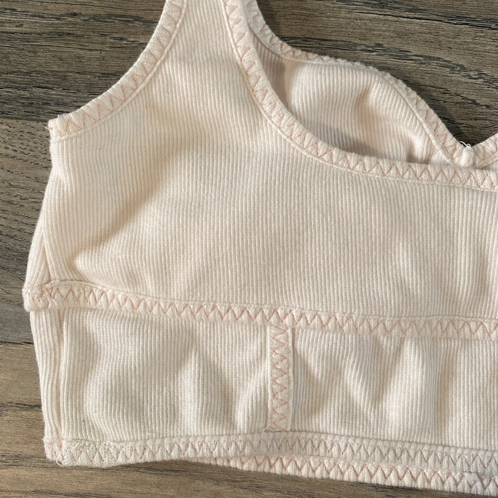 For love & lemon Women's Cream crop top - Picture 8 of 11